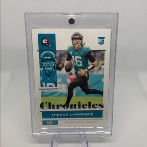 Trevor Lawrence Rookie Card 2021 Panini Mint In Case Jacksonville Jaguars Nice!